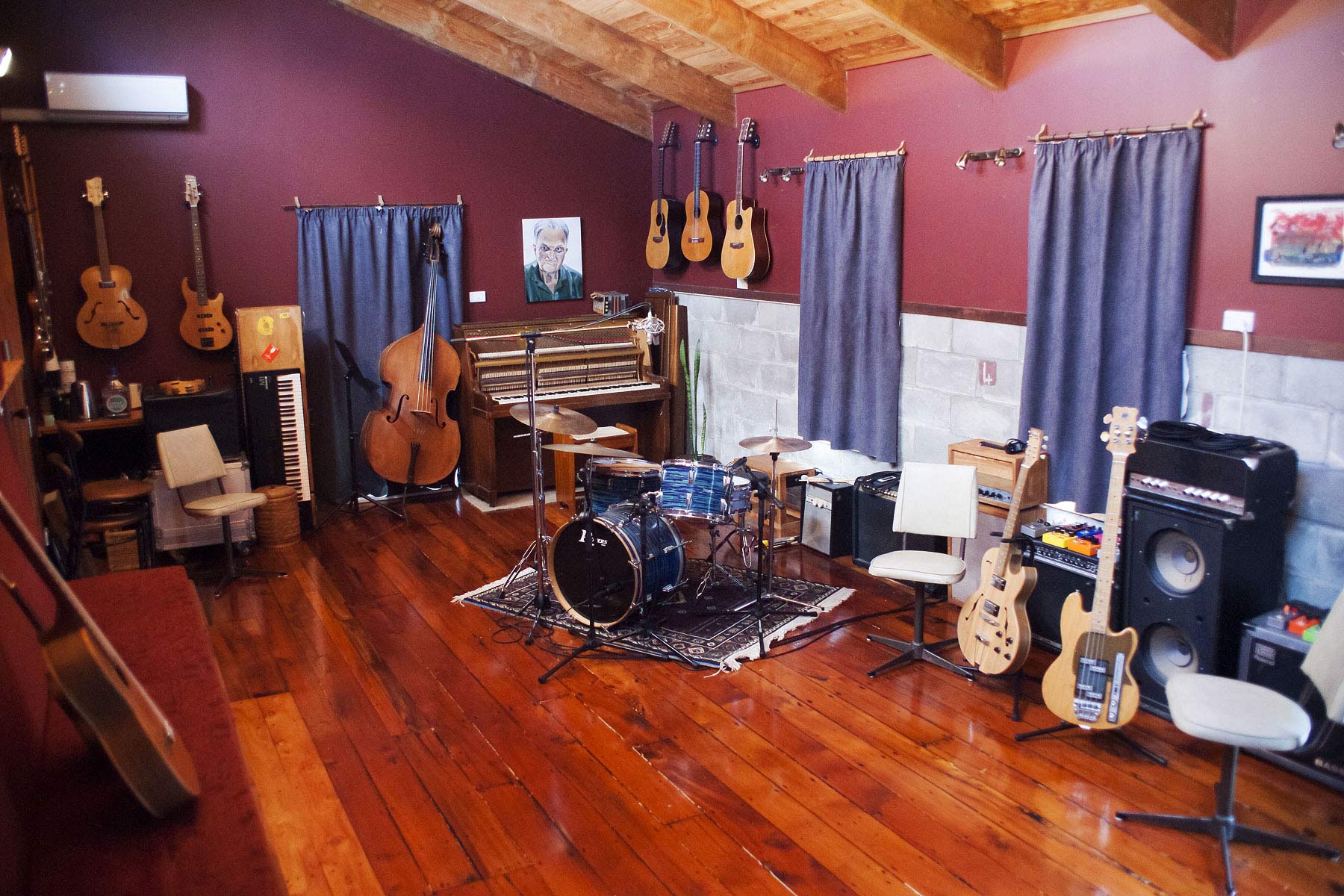 Inside Bagnall Hill Recording Studio